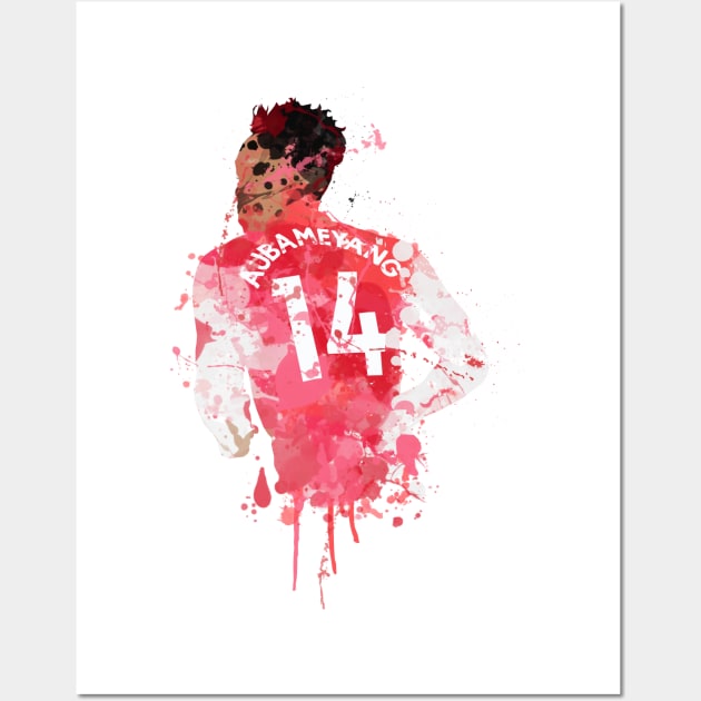 Aubameyang Art Wall Art by FootballArcade